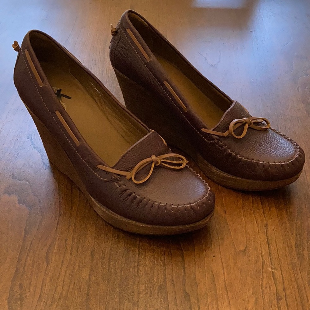 L.L. Bean Leather Wedges